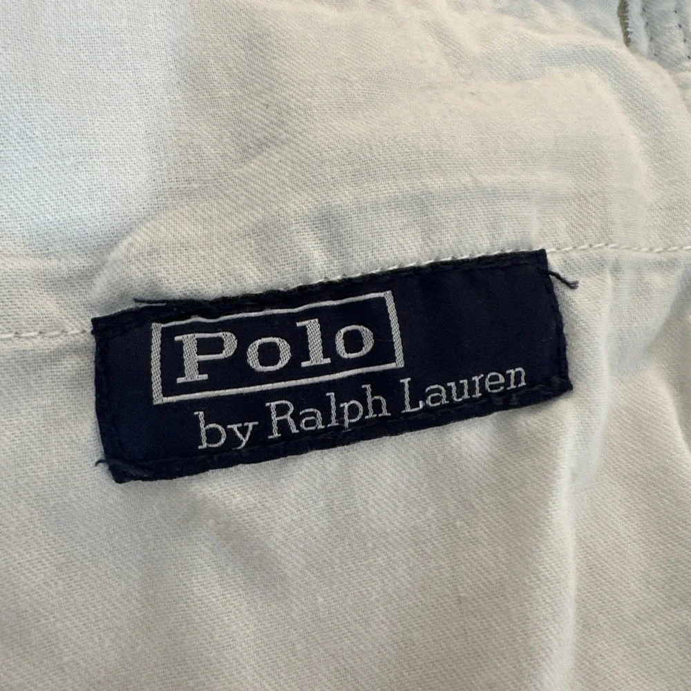 Polo Ralph‎ Lauren Relaxed Fit Tan Brown Chino Flat Front Shorts Mens 38 Pony